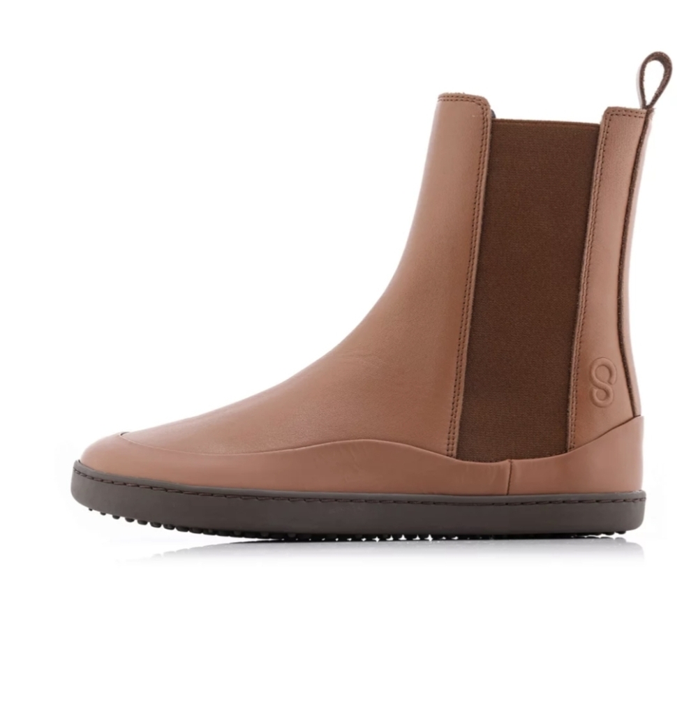 Shapen Victory Boots Barefoot Chelsea Boot Brown EU 38/Women's Size 8 New In Box - Picture 3 of 8